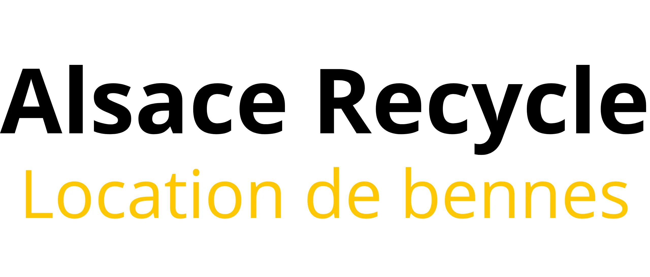 Logo Alsace Recycle location benne Strasbourg